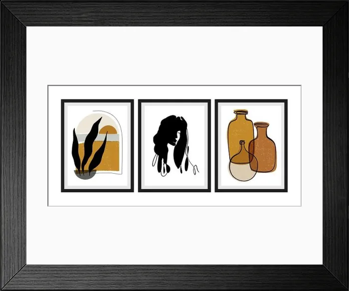 Framed Print : Mid century modern art print, set of 3. Gallery wall printable art. Boho style interior decor Framed Print : Mid century modern art print, set of 3. Gallery wall printable art. Boho style interior decor