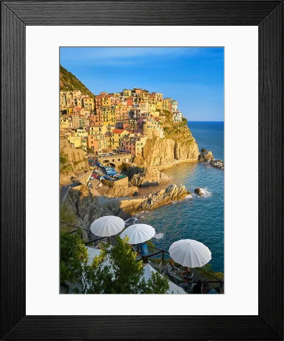 Framed Print : Fishing village Manarola, Cinque Terre National Park, Liguria, Italy, UNESCO Framed Print : Fishing village Manarola, Cinque Terre National Park, Liguria, Italy, UNESCO