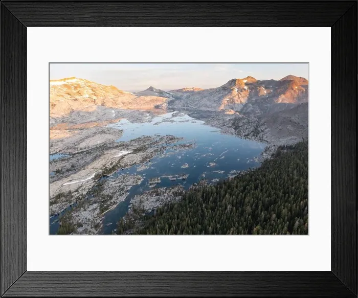Framed Print : The scenic Lake Aloha in the Desolation Wilderness is a federally protected wilderness area just west of Lake Tahoe Framed Print : The scenic Lake Aloha in the Desolation Wilderness is a federally protected wilderness area just west of Lake Tahoe