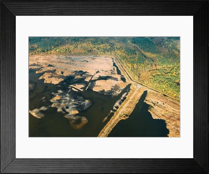 Framed Print : Belarus. Aerial View Of Ponds Autumn Landscape. Ponds Of Fisheries In The South Of Belarus. Top View Of Fish Farms From High Attitude. Drone View. Bir Framed Print : Belarus. Aerial View Of Ponds Autumn Landscape. Ponds Of Fisheries In The South Of Belarus. Top View Of Fish Farms From High Attitude. Drone View. Bir