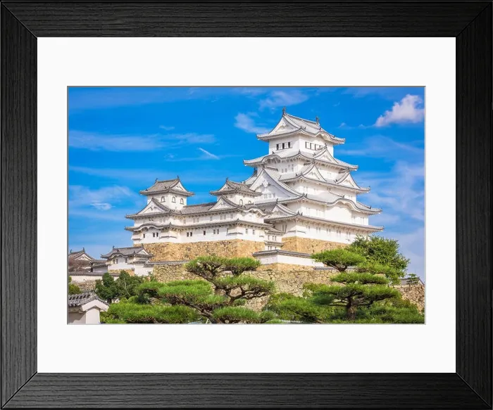 Framed Print : Himeji, Japan at Himeji Castle in the autumn season Framed Print : Himeji, Japan at Himeji Castle in the autumn season