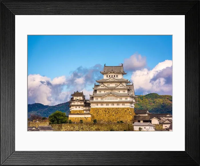 Framed Print : Himeji, Japan at Himeji Castle in the autumn season Framed Print : Himeji, Japan at Himeji Castle in the autumn season