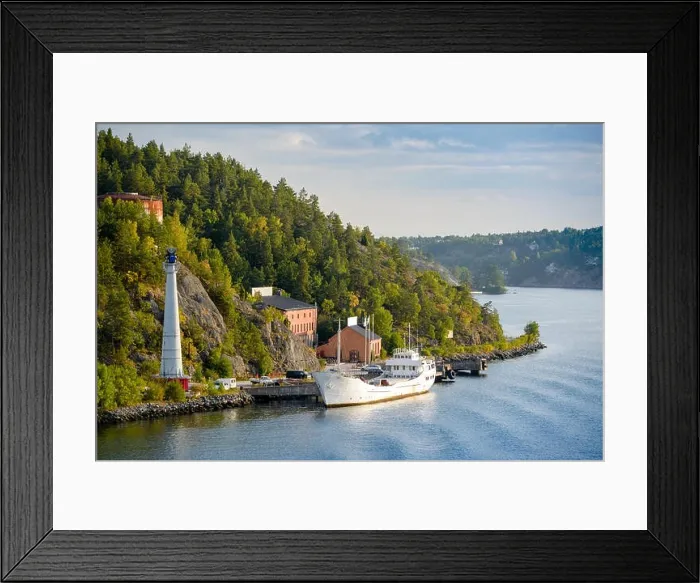 Framed Print : Small mill along the Swedish coastline near Stockholm, Sweden Framed Print : Small mill along the Swedish coastline near Stockholm, Sweden