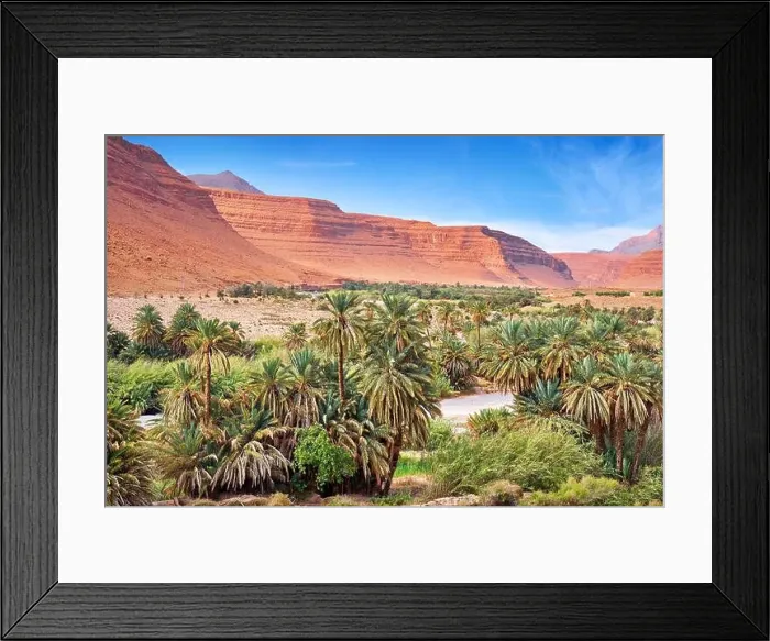 Framed Print : Landscape of Ziz Valley, Morocco, Africa Framed Print : Landscape of Ziz Valley, Morocco, Africa