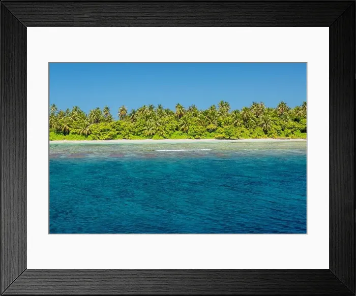 Framed Print : Beautiful tropical beach with white sand, palm trees, turquoise ocean against blue sky with clouds on sunny summer day. Perfect landscape background Framed Print : Beautiful tropical beach with white sand, palm trees, turquoise ocean against blue sky with clouds on sunny summer day. Perfect landscape background