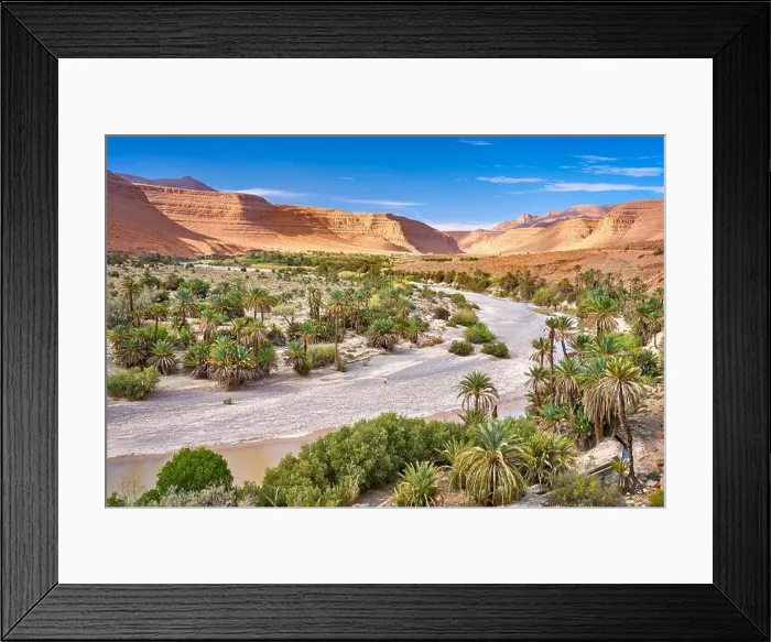 Framed Print : Landscape of Ziz Valley, Morocco, Africa Framed Print : Landscape of Ziz Valley, Morocco, Africa