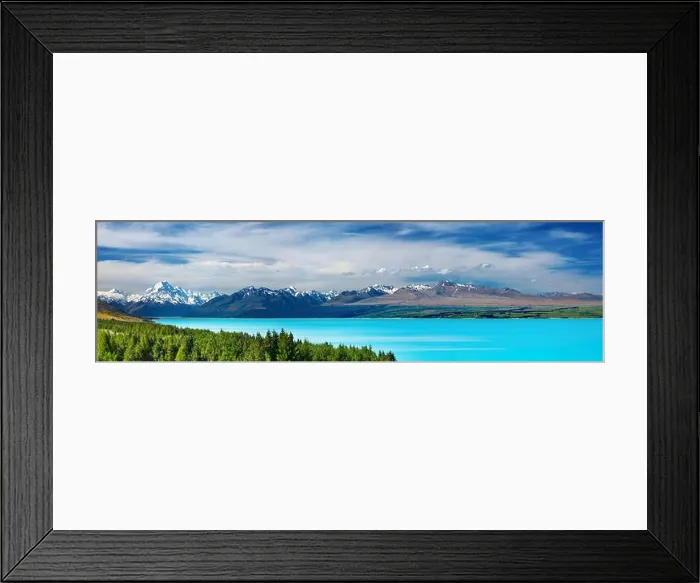 Framed Print : Mount Cook and Pukaki lake, New Zealand Framed Print : Mount Cook and Pukaki lake, New Zealand