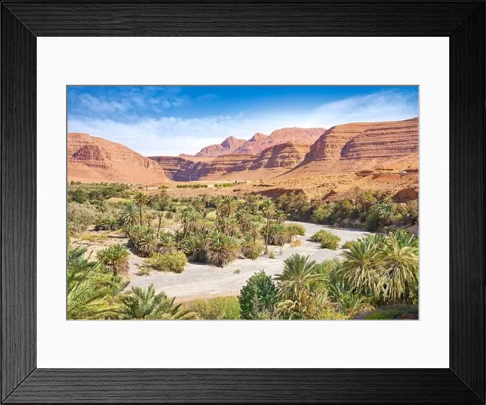 Framed Print : Landscape of Ziz Valley, Morocco, Africa Framed Print : Landscape of Ziz Valley, Morocco, Africa