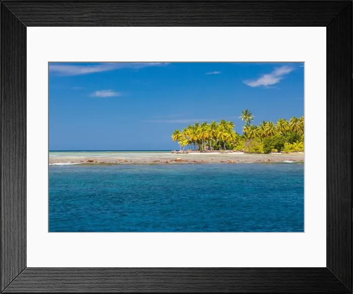 Framed Print : Beautiful tropical beach with white sand, palm trees, turquoise ocean against blue sky with clouds on sunny summer day. Perfect landscape background Framed Print : Beautiful tropical beach with white sand, palm trees, turquoise ocean against blue sky with clouds on sunny summer day. Perfect landscape background