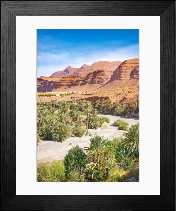 Framed Print : Landscape of Ziz Valley, Morocco, Africa Framed Print : Landscape of Ziz Valley, Morocco, Africa