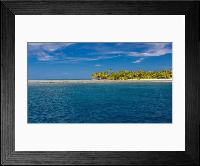Framed Print : Beautiful tropical beach with white sand, palm trees, turquoise ocean against blue sky with clouds on sunny summer day. Perfect landscape background Framed Print : Beautiful tropical beach with white sand, palm trees, turquoise ocean against blue sky with clouds on sunny summer day. Perfect landscape background