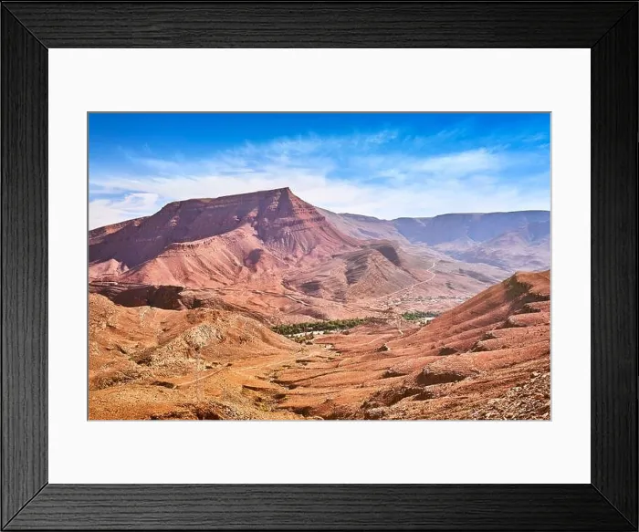 Framed Print : Landscape of Ziz Valley, Morocco, Africa Framed Print : Landscape of Ziz Valley, Morocco, Africa