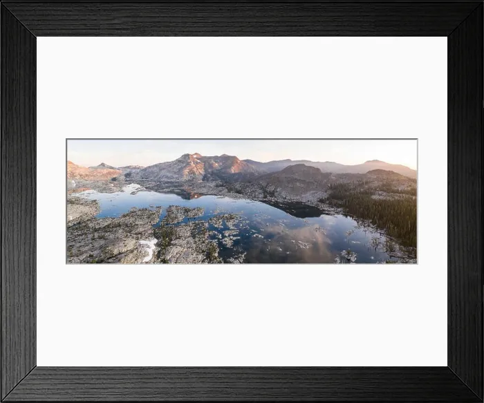Framed Print : The Sierra Nevada mountain range in California is made up of 100 million year old granite peaks that were sculpted by glaciers over geologic time Framed Print : The Sierra Nevada mountain range in California is made up of 100 million year old granite peaks that were sculpted by glaciers over geologic time