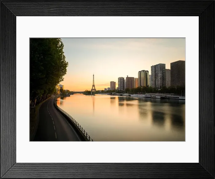 Framed Print : Paris skyline with Eiffel tower and Seine river in Paris, France.Beautiful sunrise in Paris, France Framed Print : Paris skyline with Eiffel tower and Seine river in Paris, France.Beautiful sunrise in Paris, France