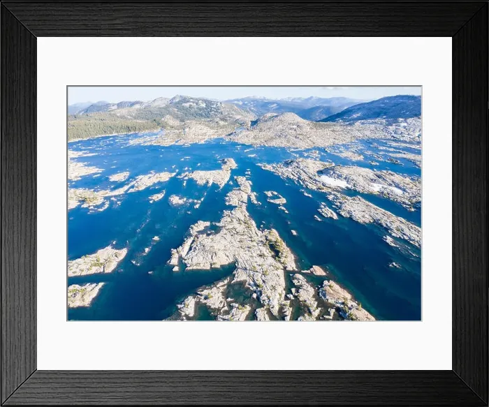 Framed Print : The Sierra Nevada mountain range in California is made up of 100 million year old granite peaks that were sculpted by glaciers over geologic time Framed Print : The Sierra Nevada mountain range in California is made up of 100 million year old granite peaks that were sculpted by glaciers over geologic time