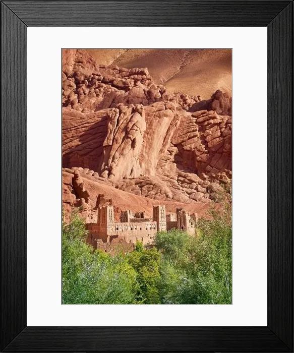 Framed Print : Traditional Kasbah fortress, Dades Valley, High Atlas Mountains, Morocco Framed Print : Traditional Kasbah fortress, Dades Valley, High Atlas Mountains, Morocco