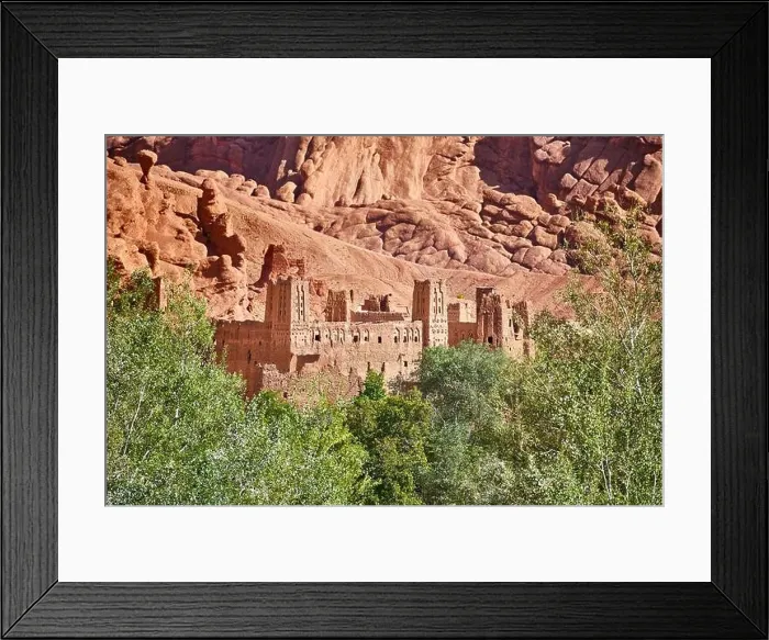 Framed Print : Traditional Kasbah fortress, Dades Valley, High Atlas Mountains, Morocco Framed Print : Traditional Kasbah fortress, Dades Valley, High Atlas Mountains, Morocco