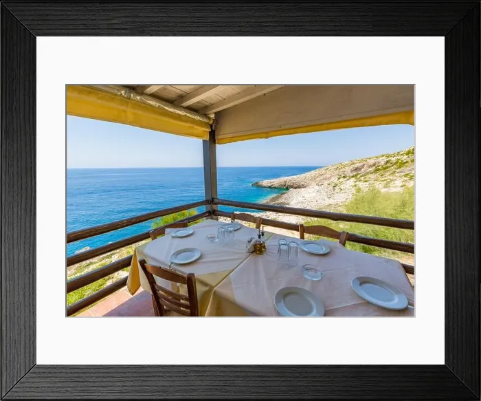 Framed Print : Beautiful restaurants on Zakynthos, one of the Ionian islands of Greece Framed Print : Beautiful restaurants on Zakynthos, one of the Ionian islands of Greece