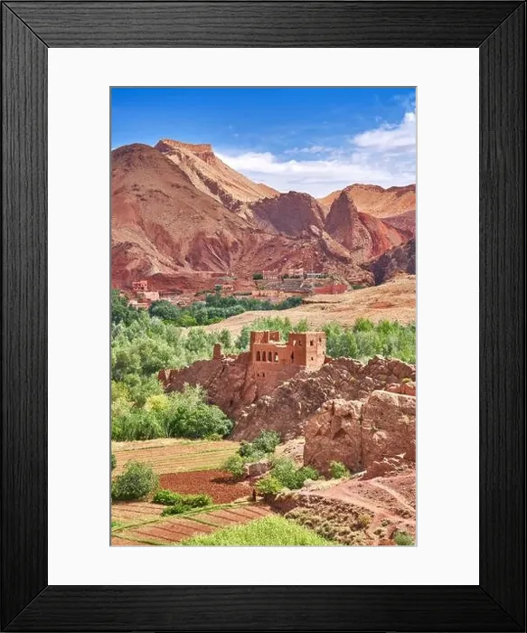 Framed Print : Dades Valley, High Atlas Mountains, Morocco, Africa Framed Print : Dades Valley, High Atlas Mountains, Morocco, Africa