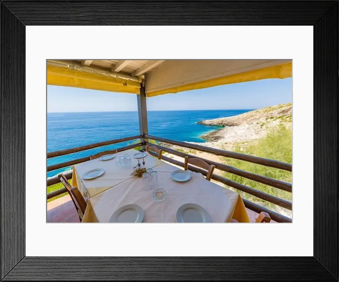 Framed Print : Beautiful restaurants on Zakynthos, one of the Ionian islands of Greece Framed Print : Beautiful restaurants on Zakynthos, one of the Ionian islands of Greece