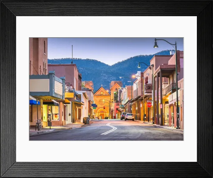Framed Print : Santa Fe, New Mexico, USA Framed Print : Santa Fe, New Mexico, USA