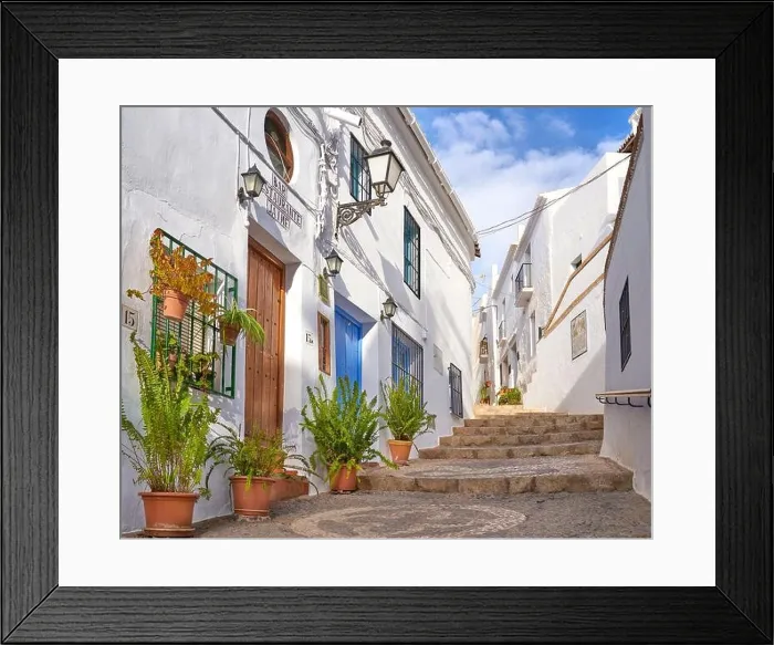 Framed Print : Frigiliana, Andalusia, Spain Framed Print : Frigiliana, Andalusia, Spain