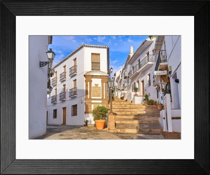 Framed Print : Frigiliana, Andalusia, Spain Framed Print : Frigiliana, Andalusia, Spain