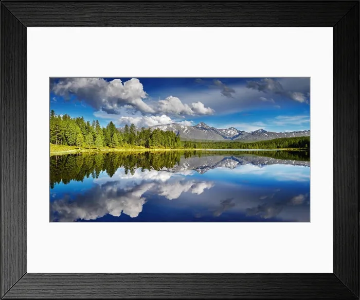 Framed Print : Beautiful lake in Altai mountains Framed Print : Beautiful lake in Altai mountains