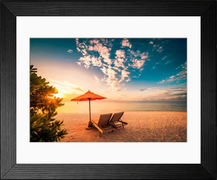 Framed Print : Beautiful beach. Tranquil scenery, relaxing beach, tropical landscape design. Moody landscape Framed Print : Beautiful beach. Tranquil scenery, relaxing beach, tropical landscape design. Moody landscape