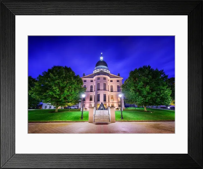 Framed Print : The Maine State House in Augusta, Maine, USA Framed Print : The Maine State House in Augusta, Maine, USA