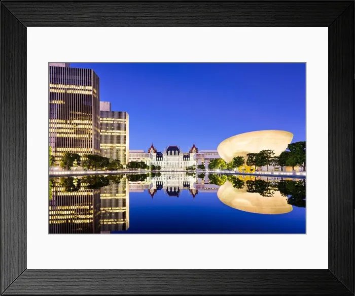 Framed Print : Albany, New York, USA at the New York State Capitol Framed Print : Albany, New York, USA at the New York State Capitol