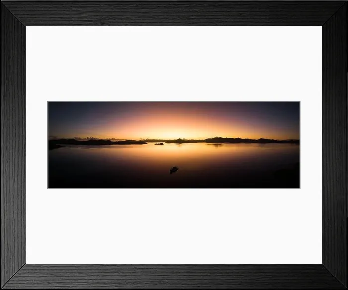 Framed Print : Sunrise illuminates the calm waters of the Solomon Islands. This scenic region is known for its high marine biodiversity and World War II sites Framed Print : Sunrise illuminates the calm waters of the Solomon Islands. This scenic region is known for its high marine biodiversity and World War II sites