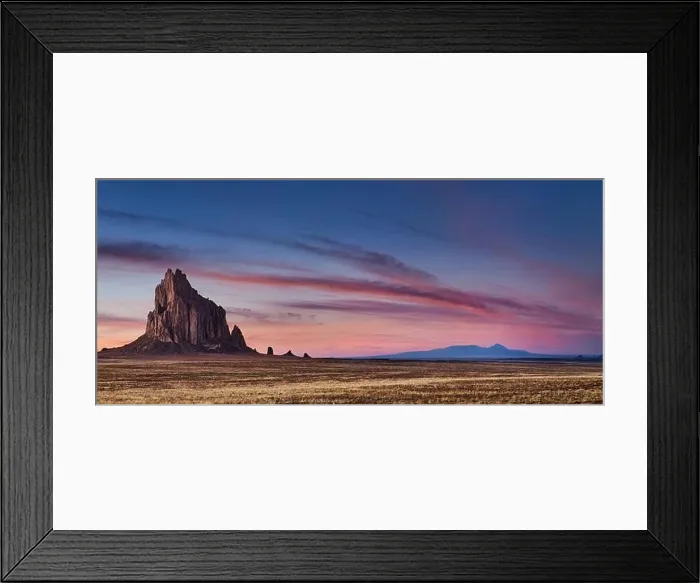 Framed Print : Shiprock, the great volcanic rock mountain in desert plane of New Mexico, USA Framed Print : Shiprock, the great volcanic rock mountain in desert plane of New Mexico, USA