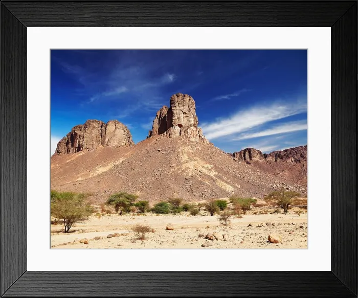 Framed Print : Rocks in Sahara Desert, Tassili N'Ajjer, Algeria Framed Print : Rocks in Sahara Desert, Tassili N'Ajjer, Algeria