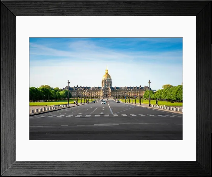 Framed Print : Les Invalides (National Residence of the Invalids) - complex of museums and monuments in Paris, France Framed Print : Les Invalides (National Residence of the Invalids) - complex of museums and monuments in Paris, France