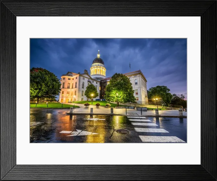 Framed Print : The Maine State House in Augusta, Maine, USA Framed Print : The Maine State House in Augusta, Maine, USA