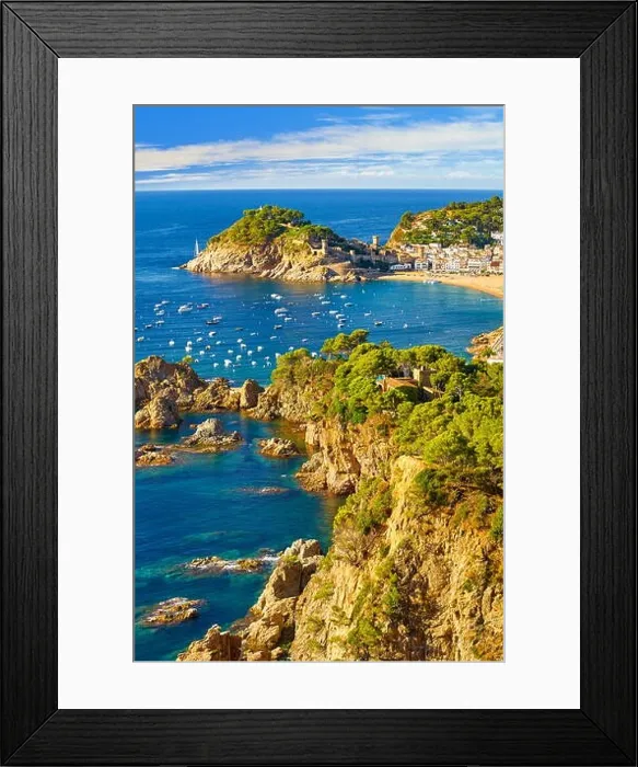 Framed Print : Tossa del Mar, Costa Brava, Spain Framed Print : Tossa del Mar, Costa Brava, Spain
