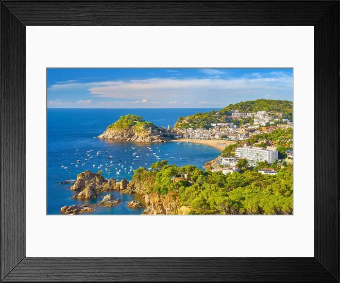 Framed Print : Tossa del Mar, Costa Brava, Spain Framed Print : Tossa del Mar, Costa Brava, Spain