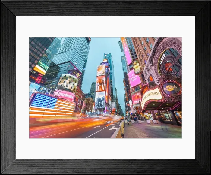 Framed Print : NEW YORK CITY, USA - DECEMBER 5, 2017: Times square in Manhattan at twilight Framed Print : NEW YORK CITY, USA - DECEMBER 5, 2017: Times square in Manhattan at twilight