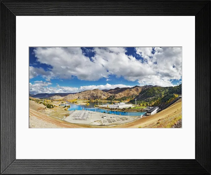 Framed Print : Lake Benmore Hydro-Electric Power Station, Waitaki Valley, New Zealand Framed Print : Lake Benmore Hydro-Electric Power Station, Waitaki Valley, New Zealand