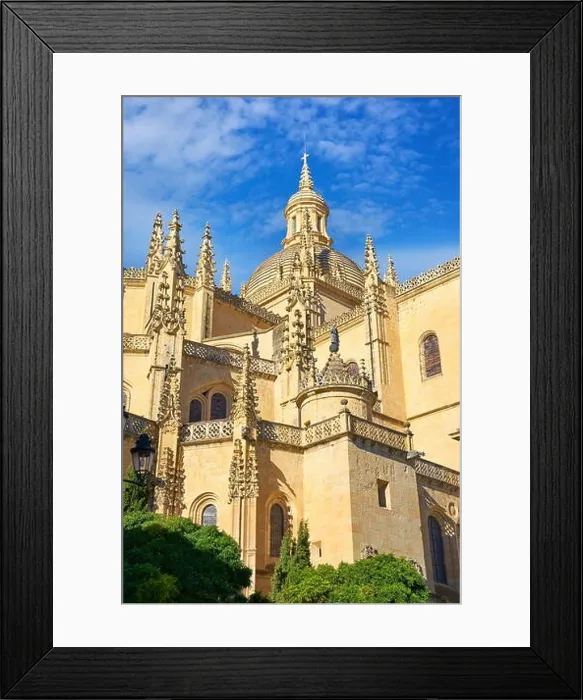 Framed Print : Segovia cathedral, Segovia, Spain