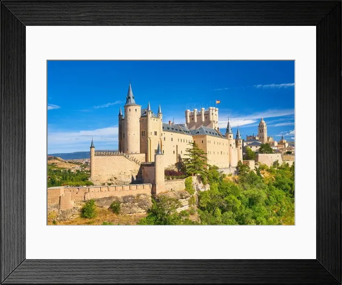 Framed Print : Segovia castle, Segovia, Spain Framed Print : Segovia castle, Segovia, Spain