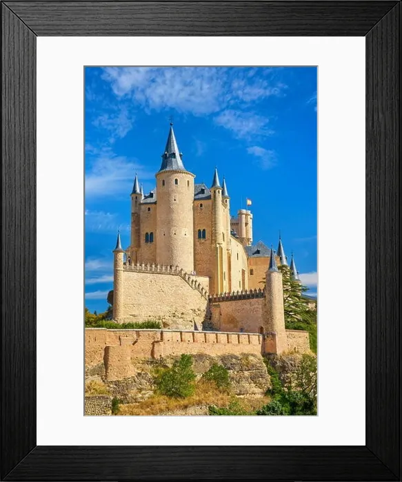 Framed Print : Segovia castle, Segovia, Spain Framed Print : Segovia castle, Segovia, Spain