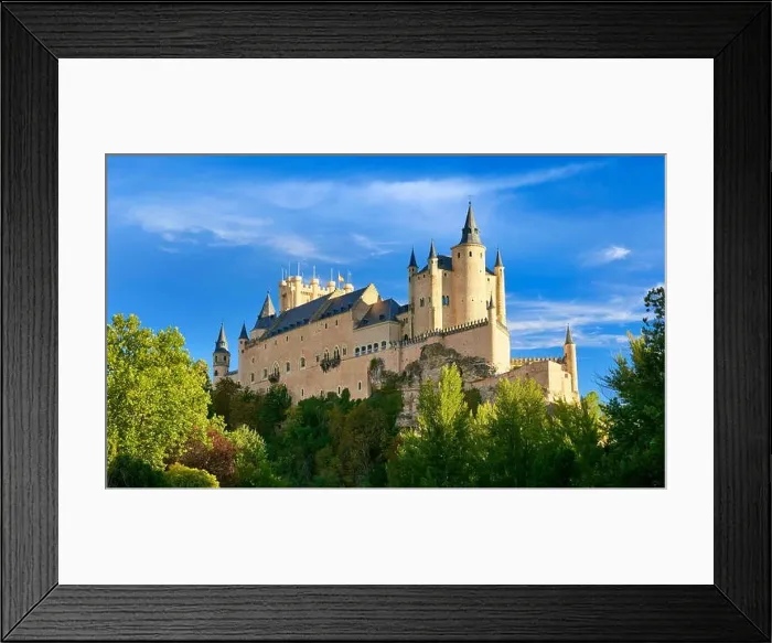 Framed Print : Segovia castle, Segovia, Spain Framed Print : Segovia castle, Segovia, Spain