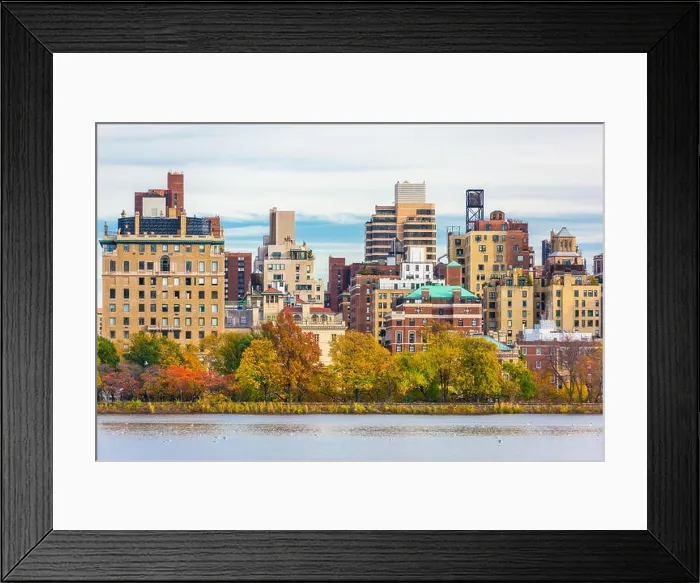 Framed Print : New York, New York, USA at Central Park and reservoir in autumn season Framed Print : New York, New York, USA at Central Park and reservoir in autumn season