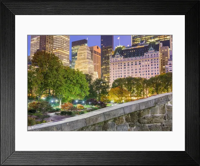 Framed Print : Central Park during autumn in New york City Framed Print : Central Park during autumn in New york City