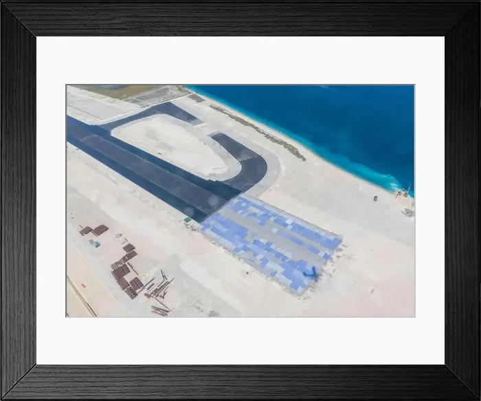 Framed Print : Main airport in Male, Capital of Maldives region Framed Print : Main airport in Male, Capital of Maldives region