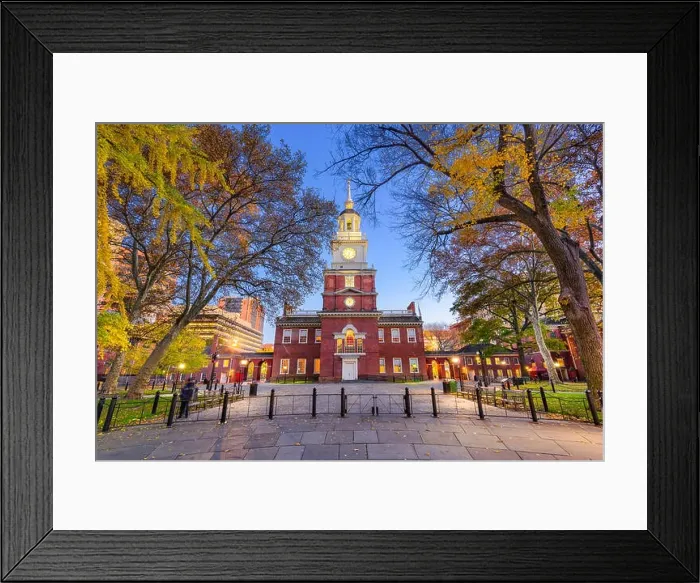 Framed Print : Independence Hall in Philadelphia, Pennsylvania, USA Framed Print : Independence Hall in Philadelphia, Pennsylvania, USA