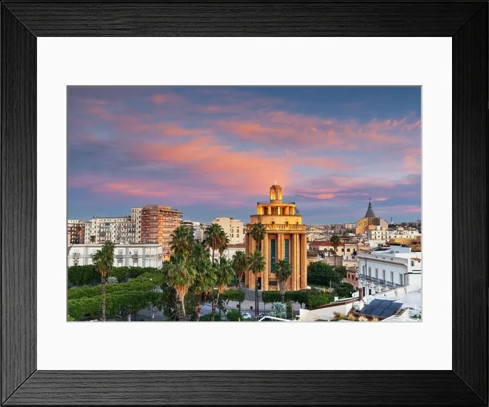 Framed Print : Syracuse, Sicily cityscape view at dawn Framed Print : Syracuse, Sicily cityscape view at dawn