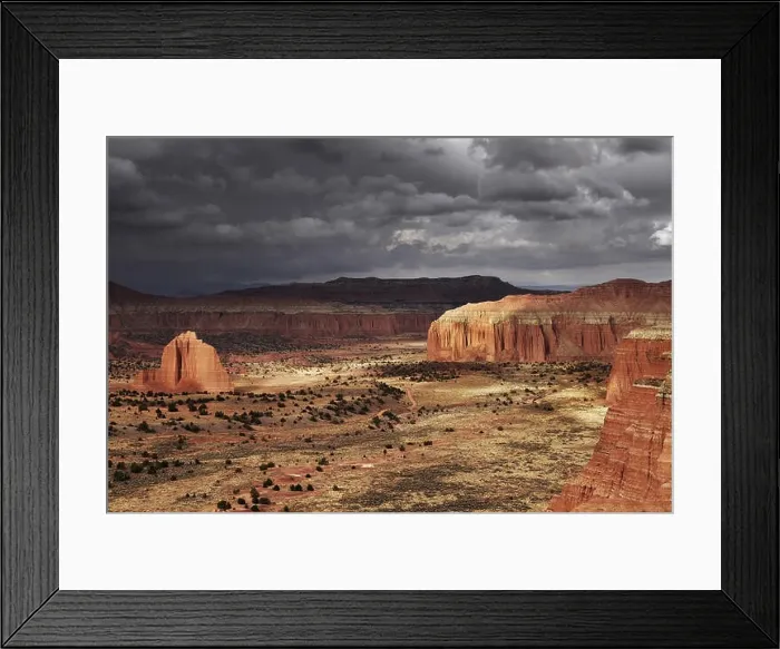 Framed Print : Cathedral Valley, Capitol Reef national park, Utah, USA Framed Print : Cathedral Valley, Capitol Reef national park, Utah, USA